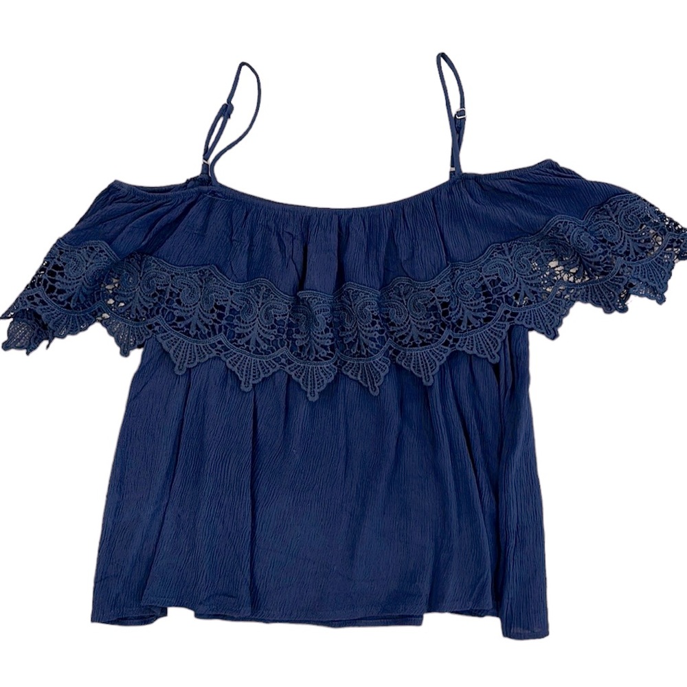 NWOT Off shoulder crop top | large